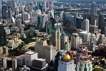 Image showing Aerial view of Bangkok on December 