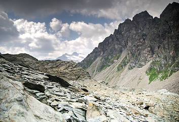 Image showing Dramatic mountain landscape