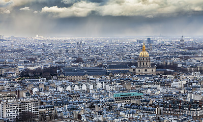 Image showing Cloudy Paris