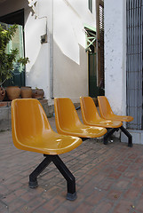 Image showing Orange Chairs