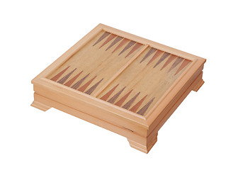 Image showing Board for a game of backgammon