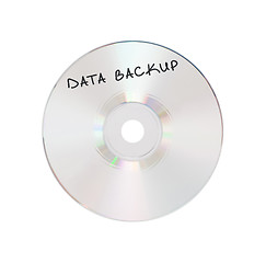 Image showing CD or DVD isolated