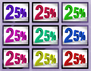 Image showing 25 On Monitors Shows Special Offers And Reductions