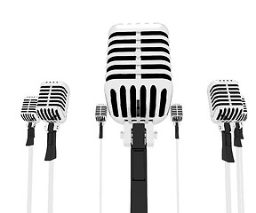 Image showing Mic Musical Shows Music Microphones Group Songs Or Singing