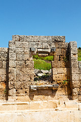 Image showing  in  perge old construction asia turkey the  