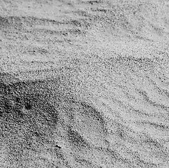 Image showing cracked sand in morocco africa desert abstract macro