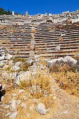 Image showing the old  temple and theatre in termessos  