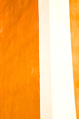 Image showing orange in  antique contruction yellow   color
