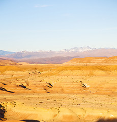 Image showing hill africa in morocco the old contruction         and   histori