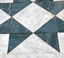 Image showing marble mosaic in the old city morocco africa and history travel