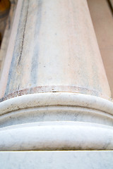 Image showing abstract old column in the  europe italy   brick