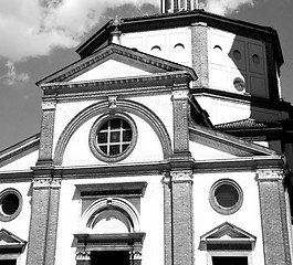 Image showing  exterior old architecture in italy europe milan religion       