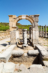 Image showing perge old   asia turkey   and the roman  