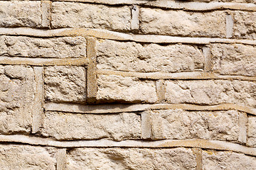 Image showing in london abstract    texture of a ancien wall and 