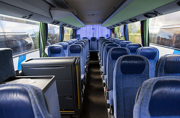 Image showing travel bus interior