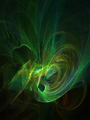 Image showing Green fractal