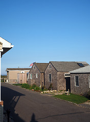 Image showing trailer mobile homes and cottages waterfront park Montauk New Yo