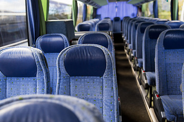 Image showing travel bus interior