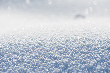 Image showing winter snow background