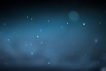 Image showing falling snow