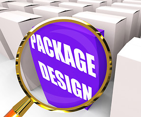 Image showing Package Design Packet Infers Designing Packages or Containers