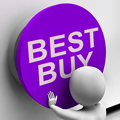 Image showing Best Buy Button Shows Top Quality Product