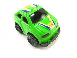 Image showing green rally toycar