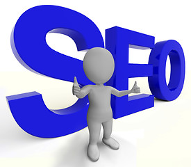 Image showing Seo Word Represents Internet Optimization And Promotion