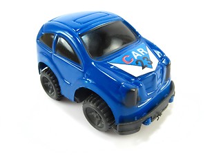 Image showing blue rally toycar