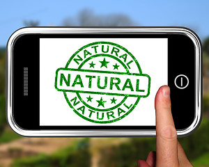 Image showing Natural On Smartphone Showing Untreated Products