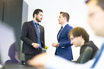 Image showing Business people in modern office.