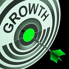 Image showing Growth Means Get Better, Bigger And Developed
