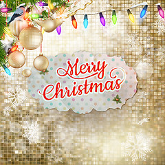 Image showing Elegant christmas background. EPS 10