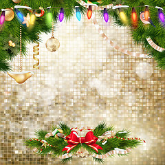 Image showing Christmas decoration. EPS 10
