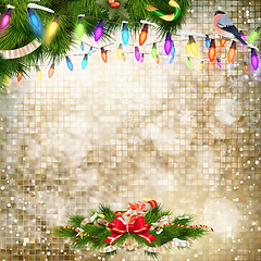 Image showing Christmas bells Background. EPS 10