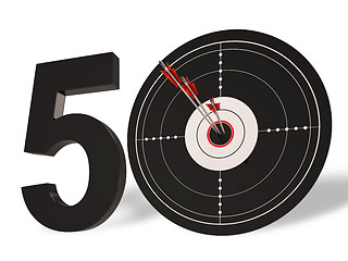 Image showing 50 Target Shows Golden Anniversary Fifty Years