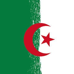 Image showing Grunge Algeria Flag