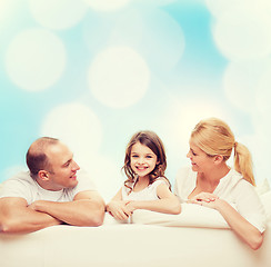 Image showing happy family at home