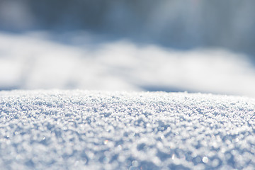 Image showing winter snow background