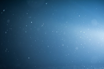 Image showing falling snow