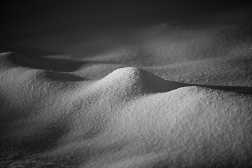 Image showing winter snow background