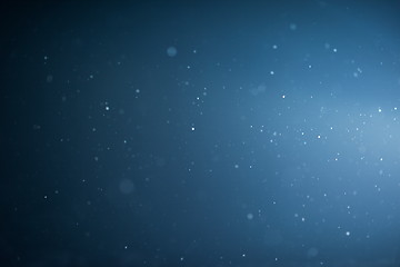 Image showing falling snow