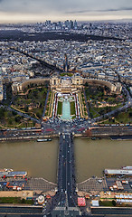 Image showing Paris - Trocadero and Palais de Chaillot