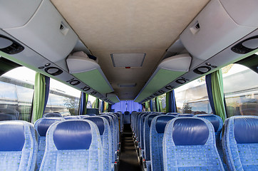 Image showing travel bus interior