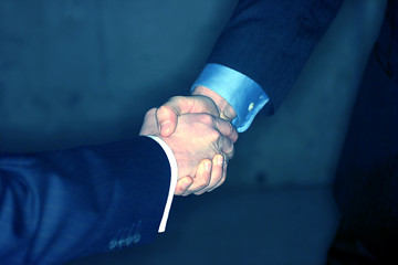 Image showing business handshake