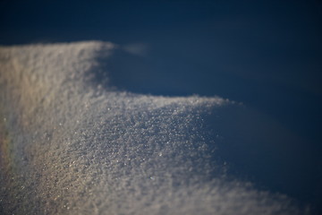 Image showing winter snow background