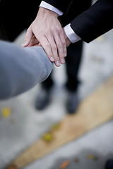 Image showing Business hands