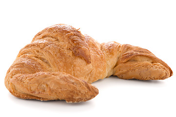 Image showing Fresh croissant on white