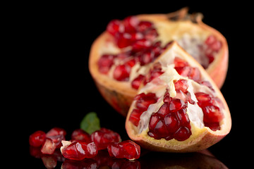 Image showing ripe pomegranate fruit