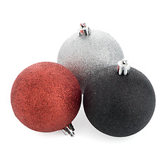 Image showing Christmas decorative balls